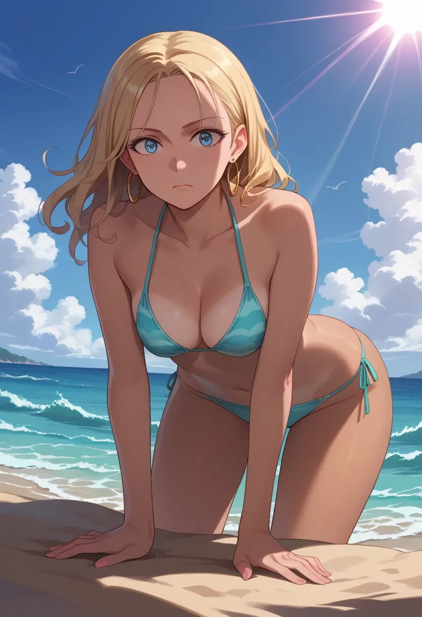 world_witches_series,erica_hartmann,bikini  - 