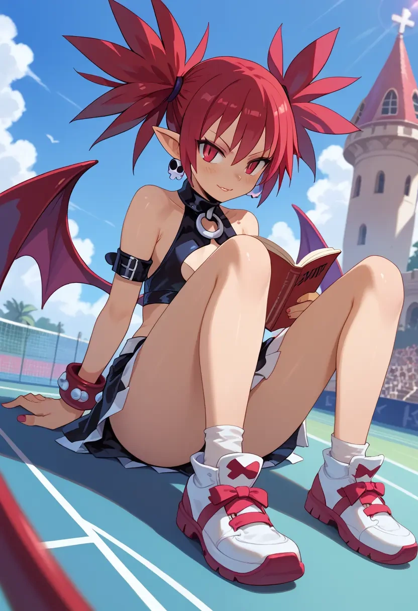 disgaea,etna_(disgaea),tennis skirt  - 