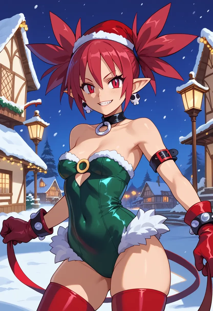 disgaea,etna_(disgaea),Christmas,dress  - 