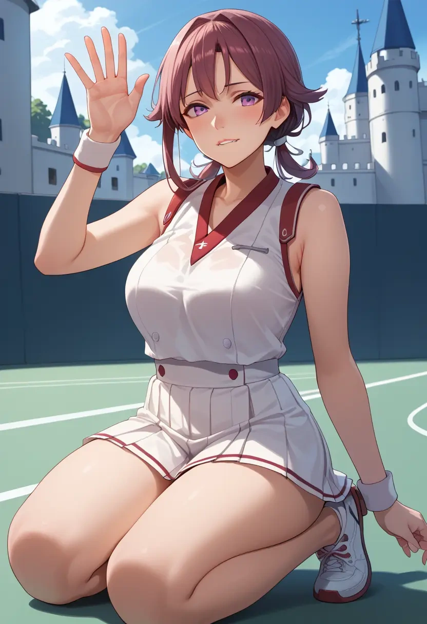 kantai_collection,etorofu_(kancolle),tennis skirt  - 