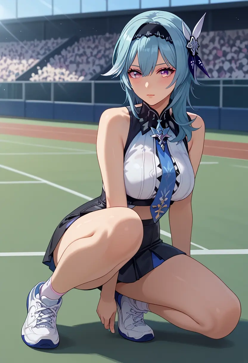 genshin impact,eula,tennis skirt  - 