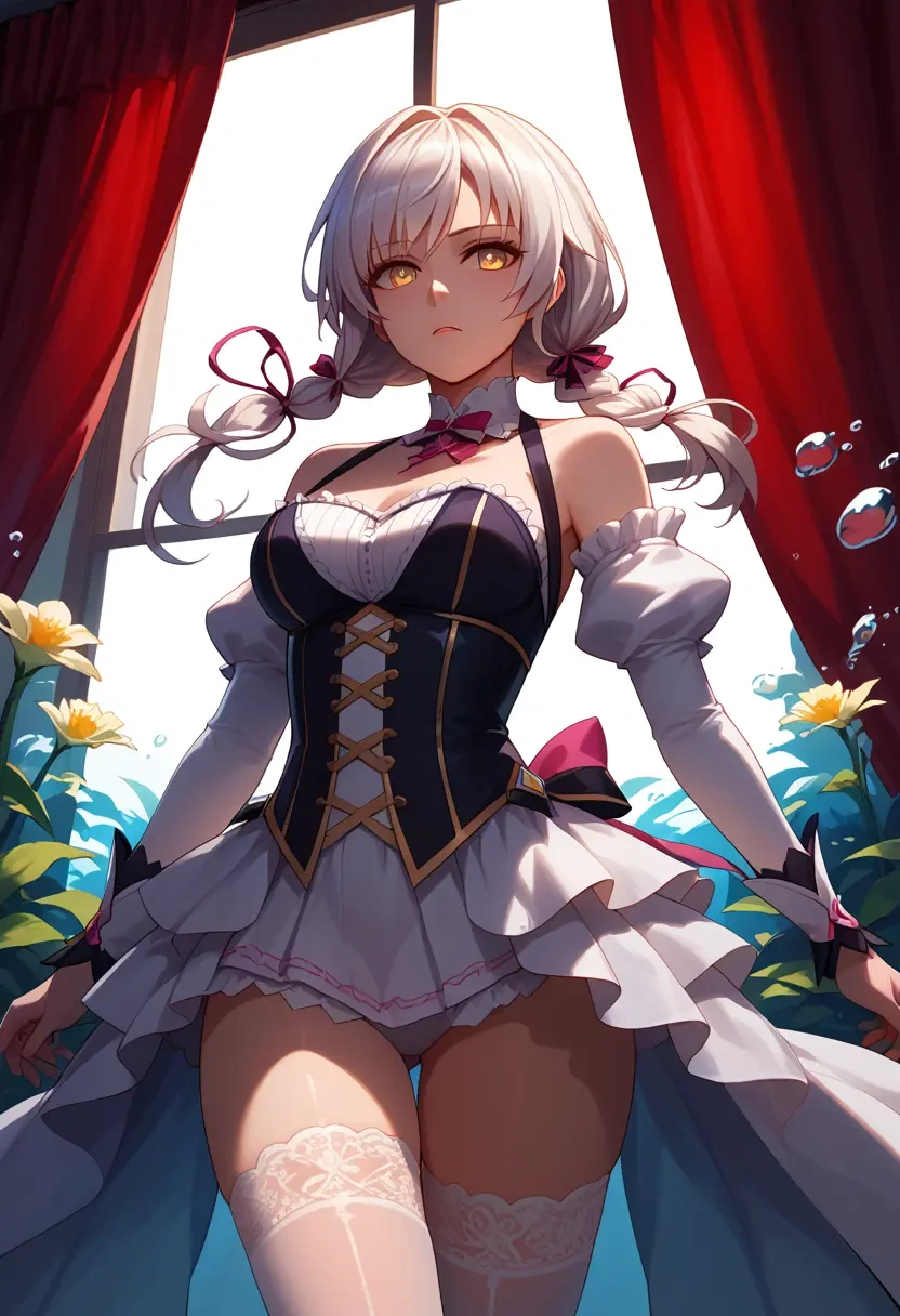 elsword,eve_(elsword),Victorian-era,stockings,sexy  - 