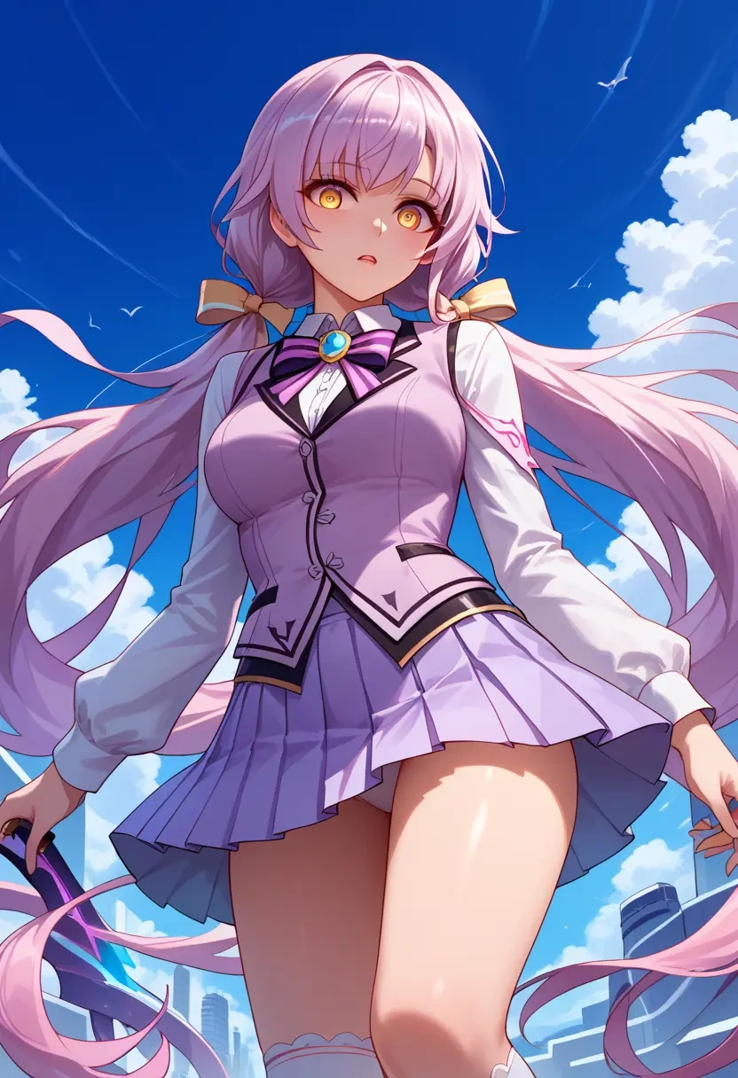 elsword,eve_(elsword),spring,student uniform,vest  - 