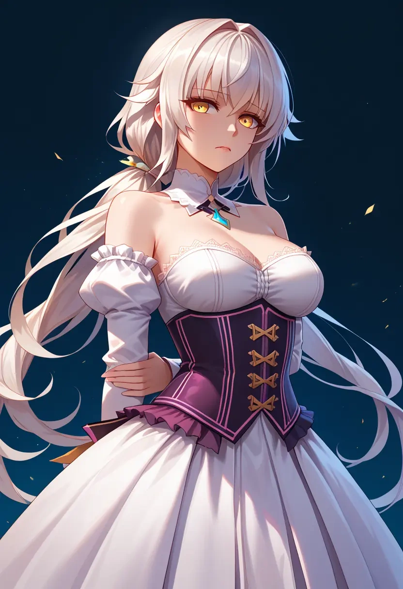 elsword,eve_(elsword),corset,bustier,long tulle skirt  - 