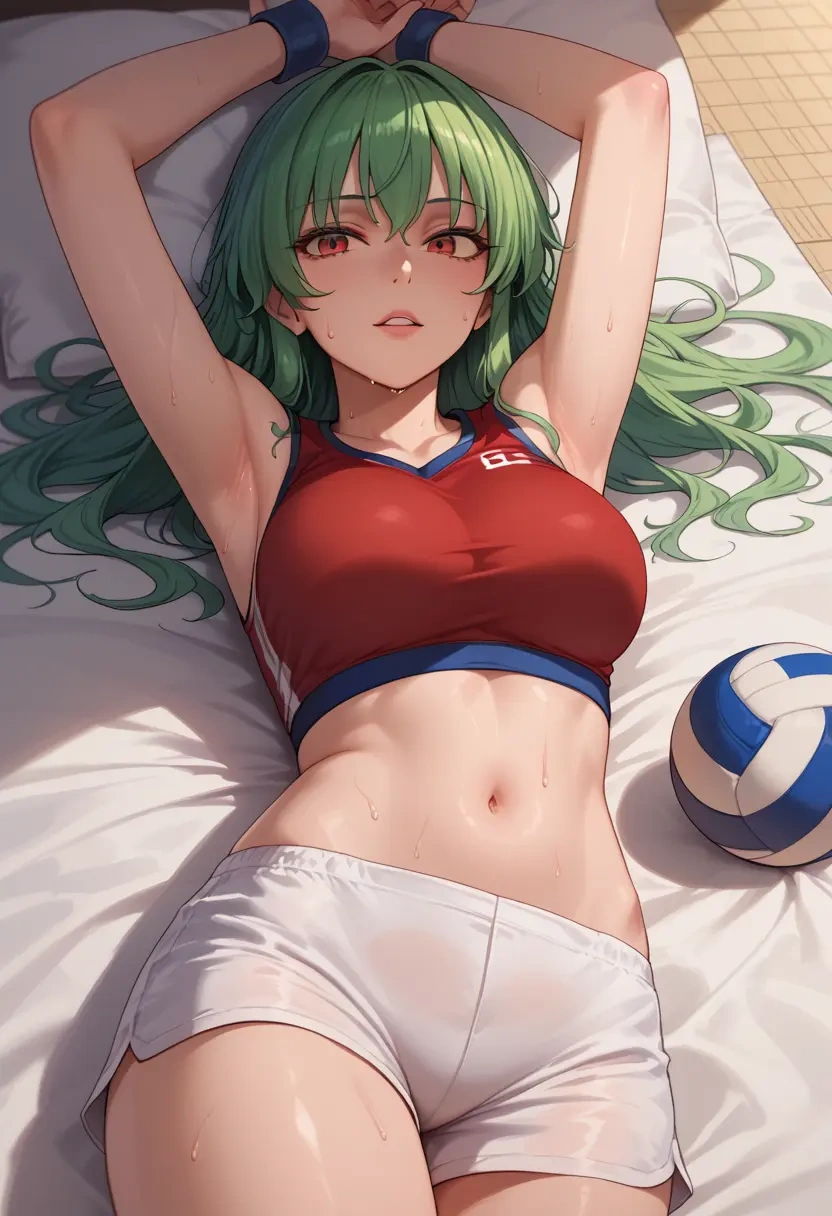 touhou,ex-keine,volleyball uniform  - 