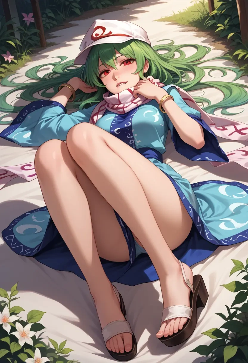 touhou,ex-keine,spring,elegant woman,bodycon dress  - 