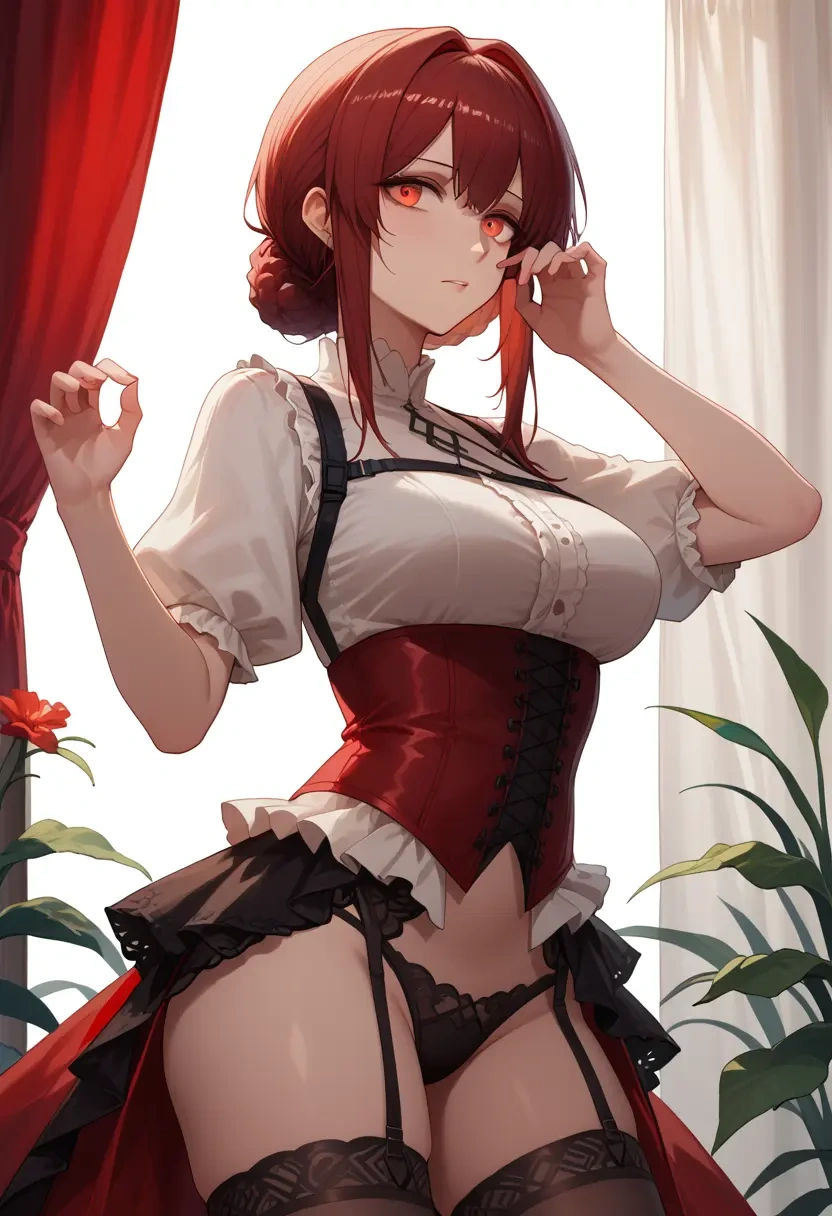 arknights,exusiai_(arknights),Victorian-era,stockings,sexy  - 