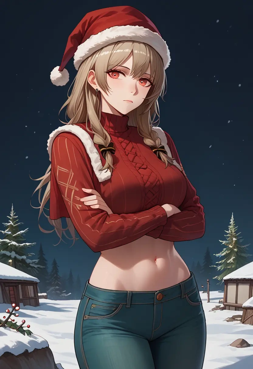 arknights,eyjafjalla_(arknights),Christmas  - 