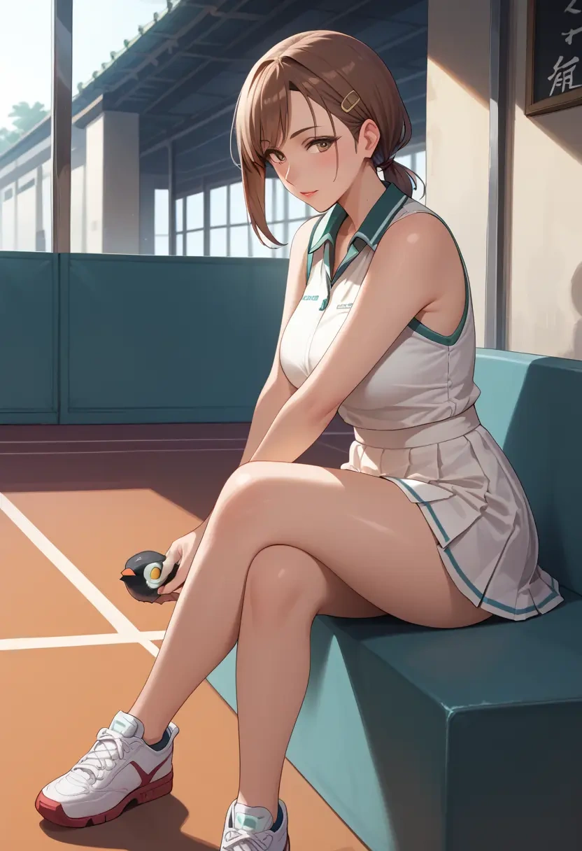 kantai_collection,failure_penguin,tennis skirt  - 