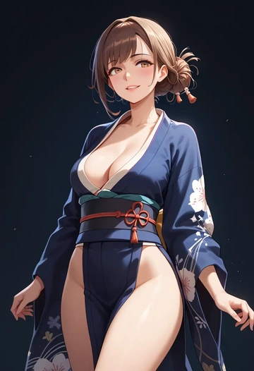 kantai_collection,failure_penguin,kimono,sexy  - AI generated anime art