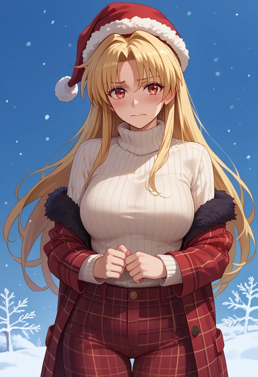 lyrical_nanoha,fate_testarossa,Christmas  - 