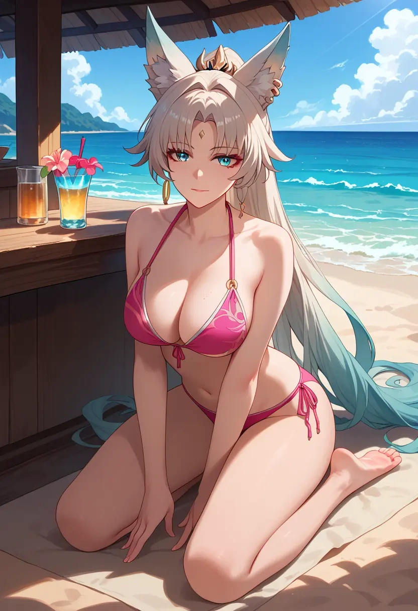 star rail,feixiao,bikini  - 