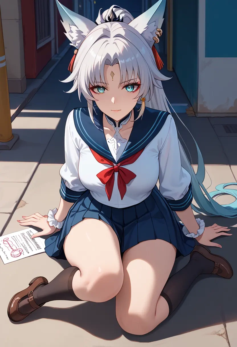 star rail,feixiao,sailor, uniform  - 