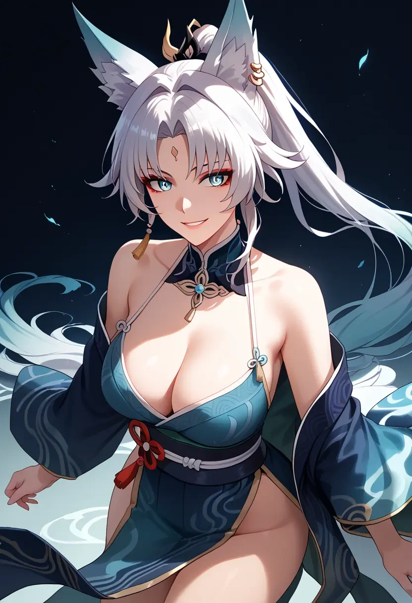 star rail,feixiao,kimono,sexy  - 