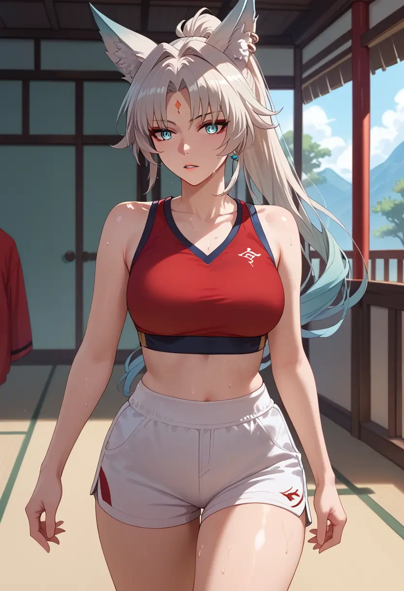 star rail,feixiao,volleyball uniform  - 