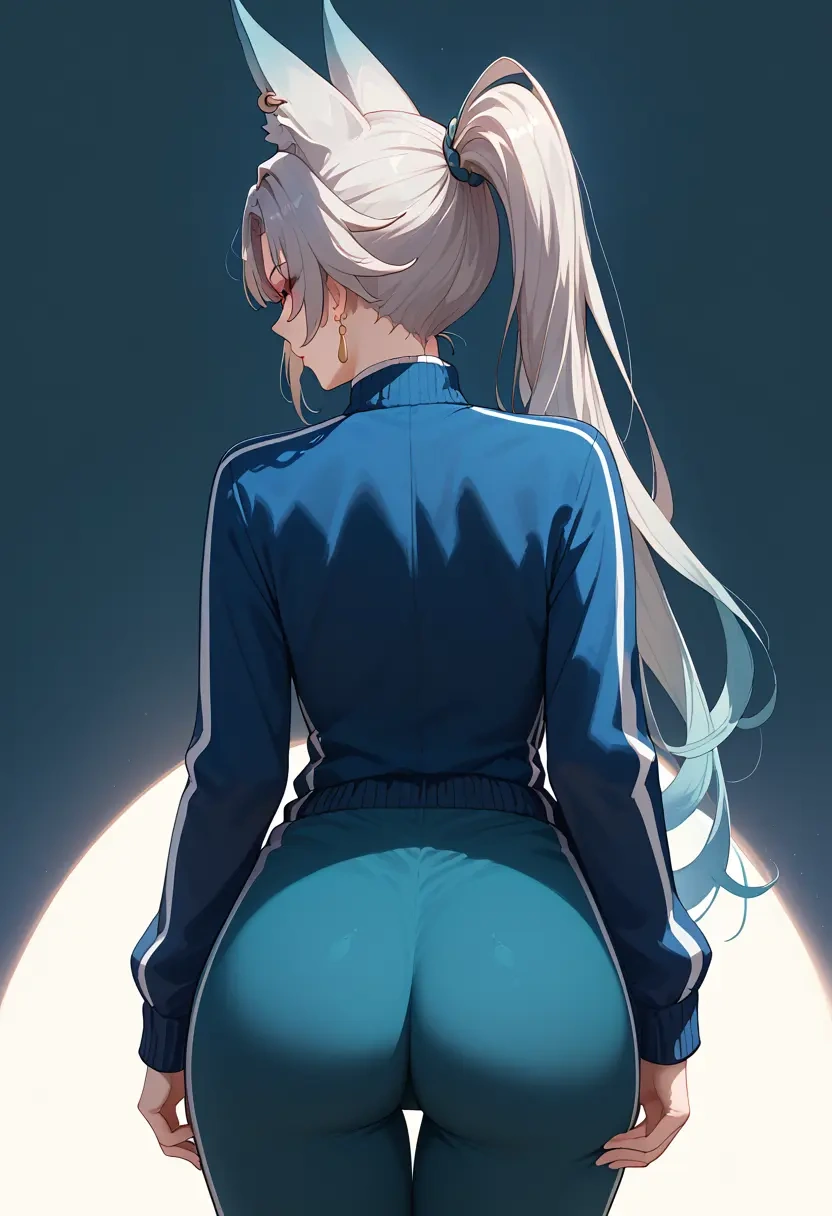 star rail,feixiao,track suit,back, ass  - 