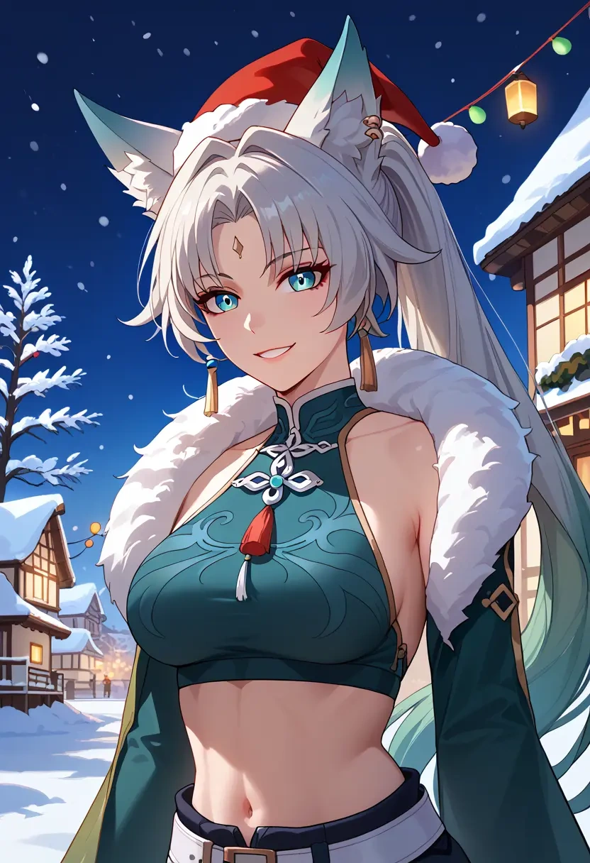 star rail,feixiao,Christmas,dress  - 