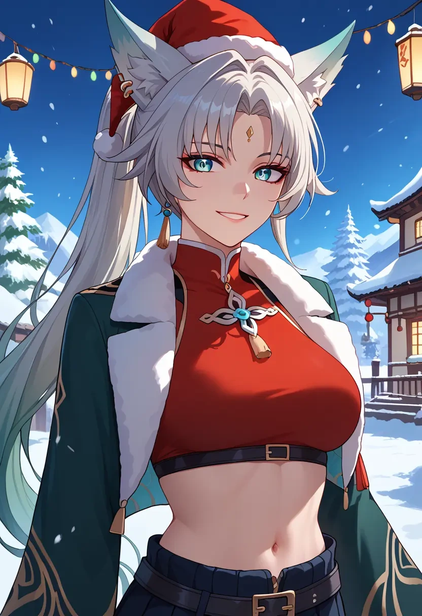 star rail,feixiao,Christmas,dress  - 