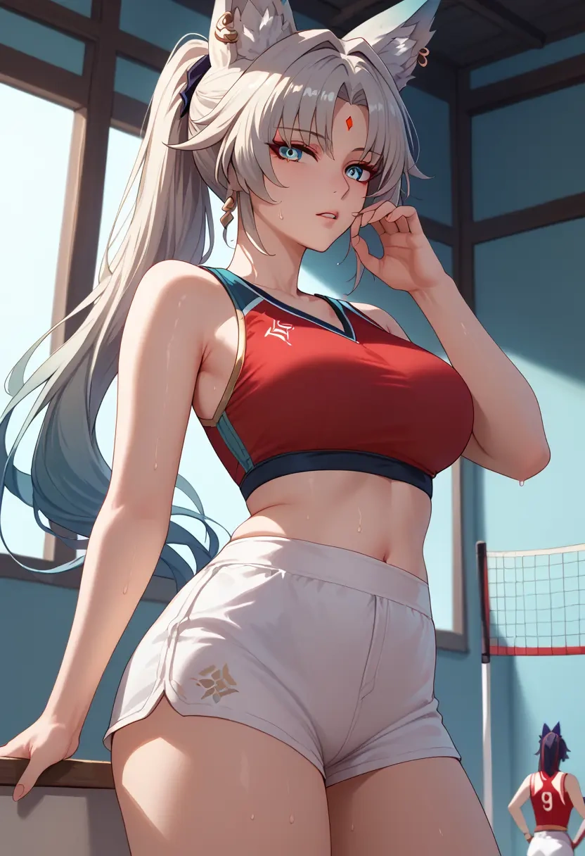 star rail,feixiao,volleyball uniform  - 