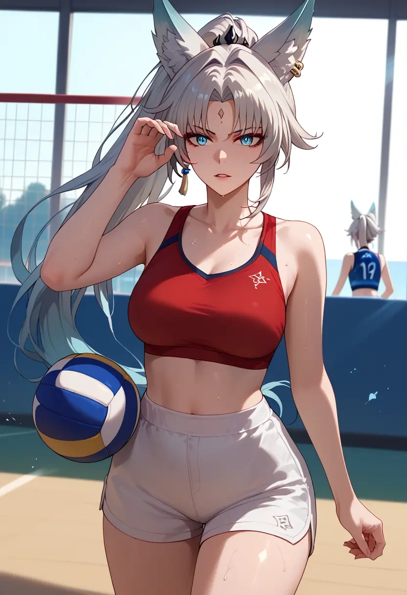 star rail,feixiao,volleyball uniform  - 