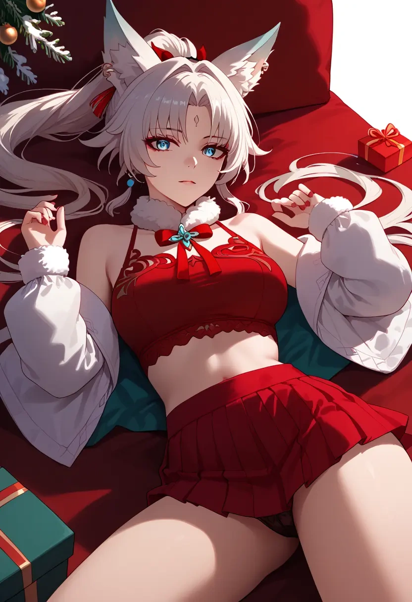 star rail,feixiao,Christmas,skirt  - 