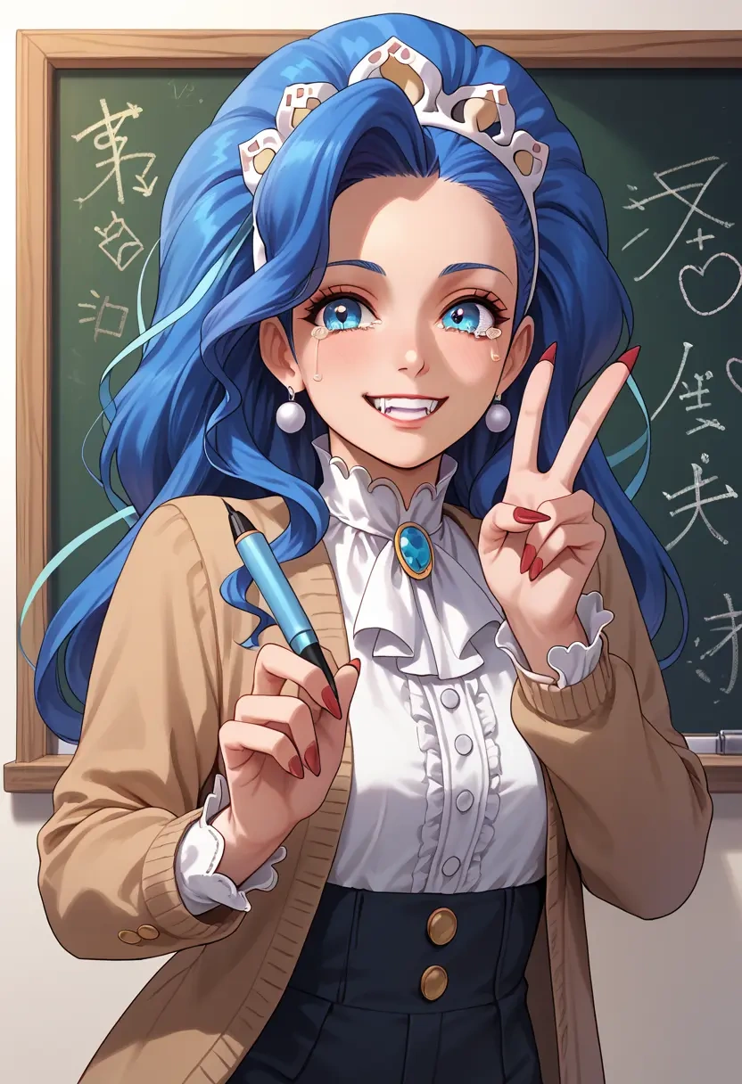 vampire_(game),felicia_(vampire),teacher, sweater  - 