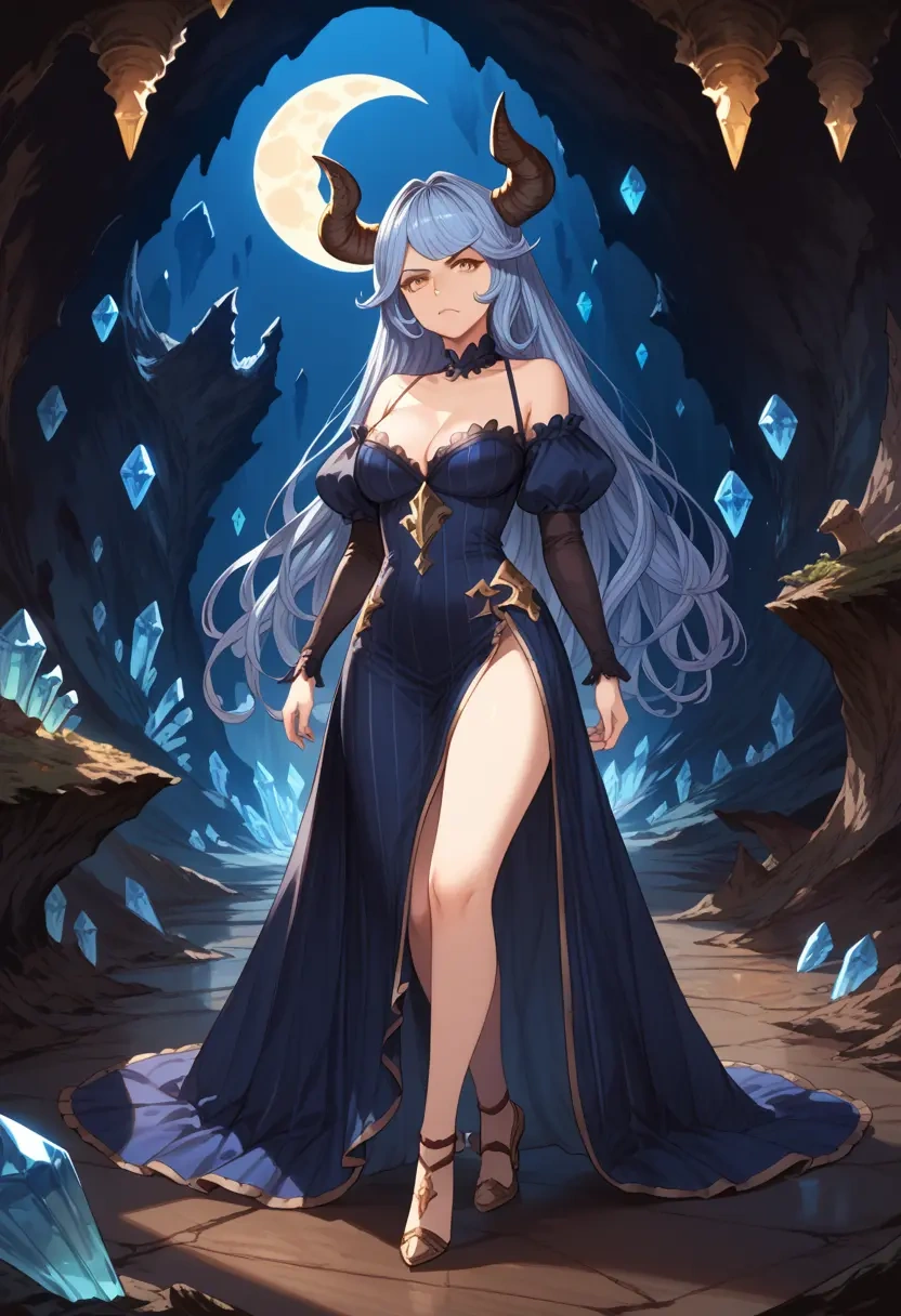 granblue_fantasy,ferry_(granblue_fantasy),gothic priestess gown,high slit,embroidered veil  - 