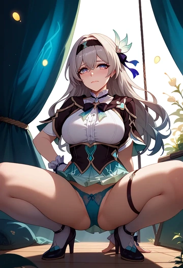 star rail,firefly,lingerie  - AI generated anime art