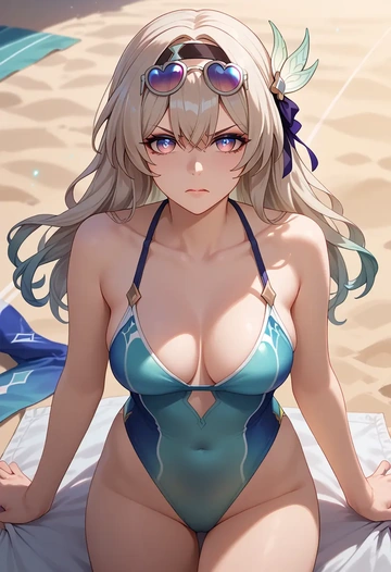 star rail,firefly,swimsuit,sexy  - AI generated anime art