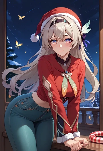 star rail,firefly,Christmas  - AI generated anime art