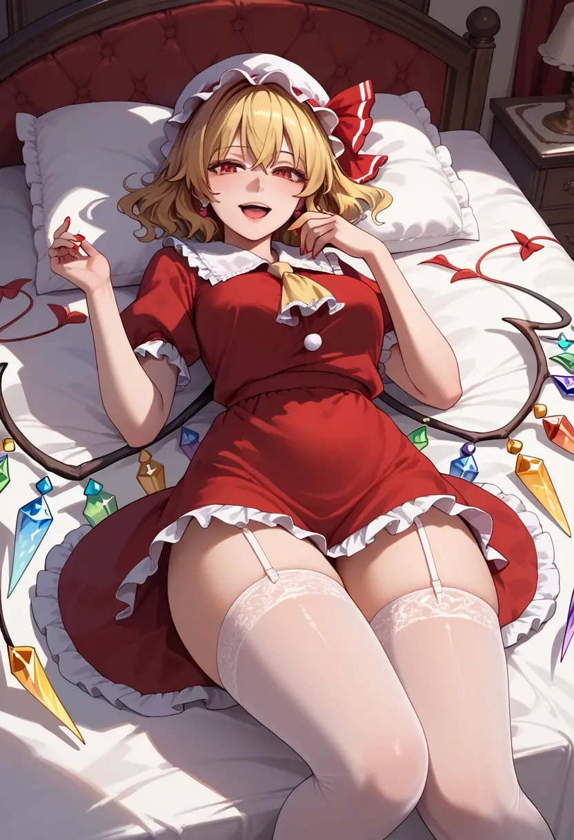 touhou,flandre_scarlet,Christmas,sexy, stockings,  - 