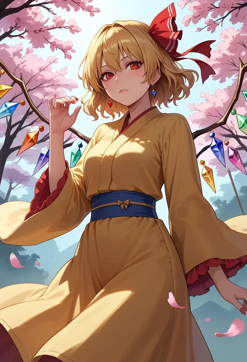 touhou,flandre_scarlet,kimono  - 