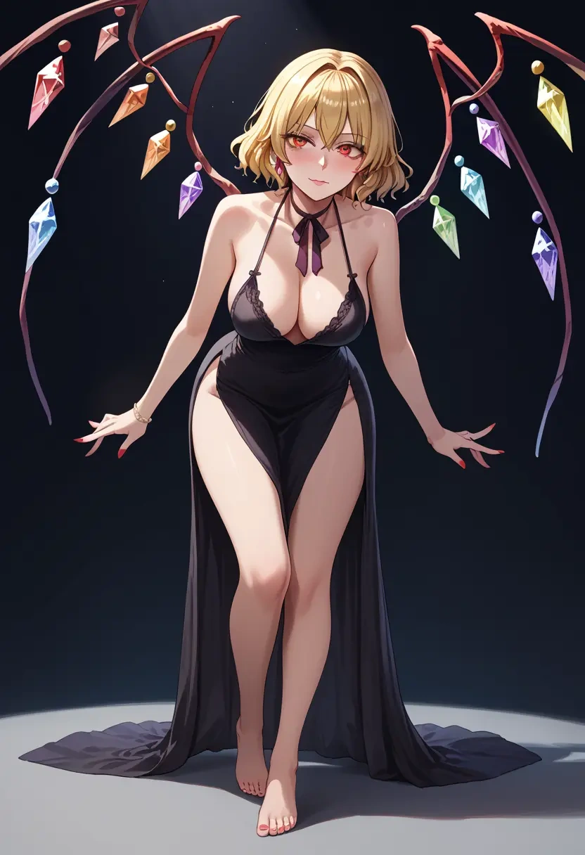 touhou,flandre_scarlet,nightdress  - 