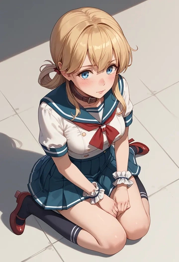 kantai_collection,fletcher_(kancolle),sailor, uniform  - AI generated anime art