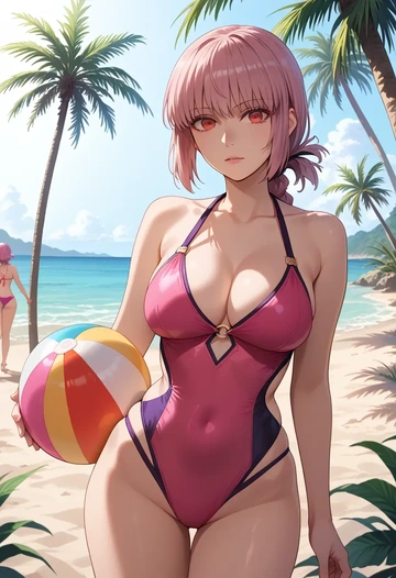 fate_(series),florence_nightingale_(fate),bikini  - AI generated anime art