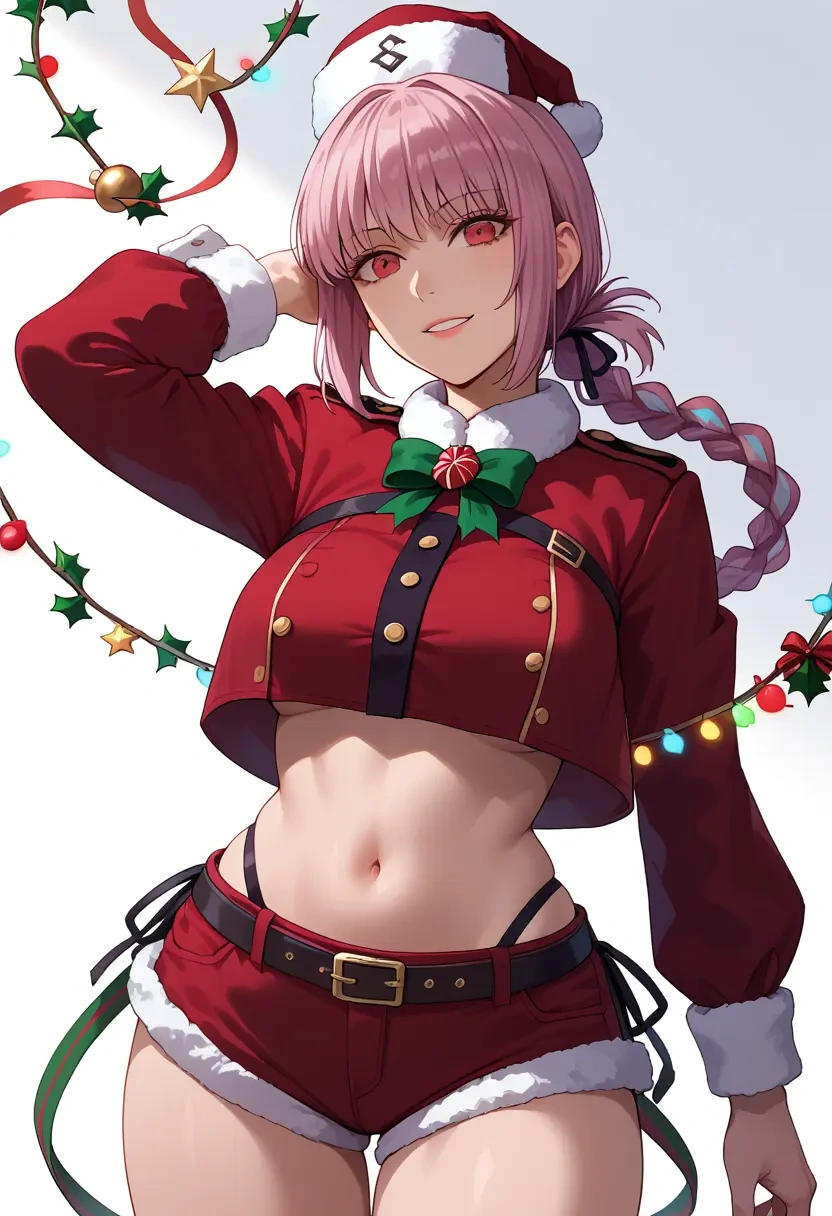 fate_(series),florence_nightingale_(fate),Christmas,red velvet shorts  - 