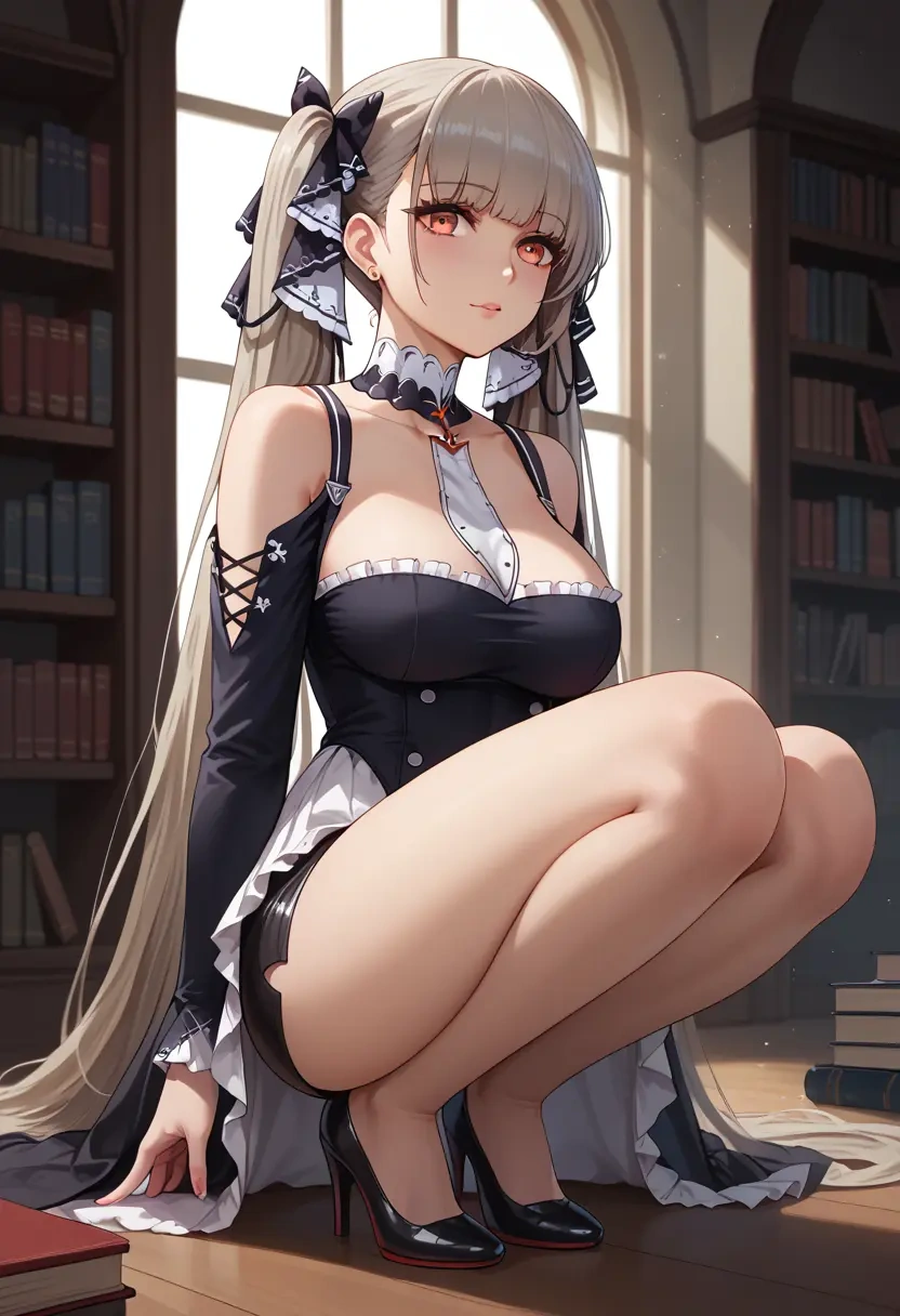 azur_lane,formidable_(azur_lane),leather,shorts  - 