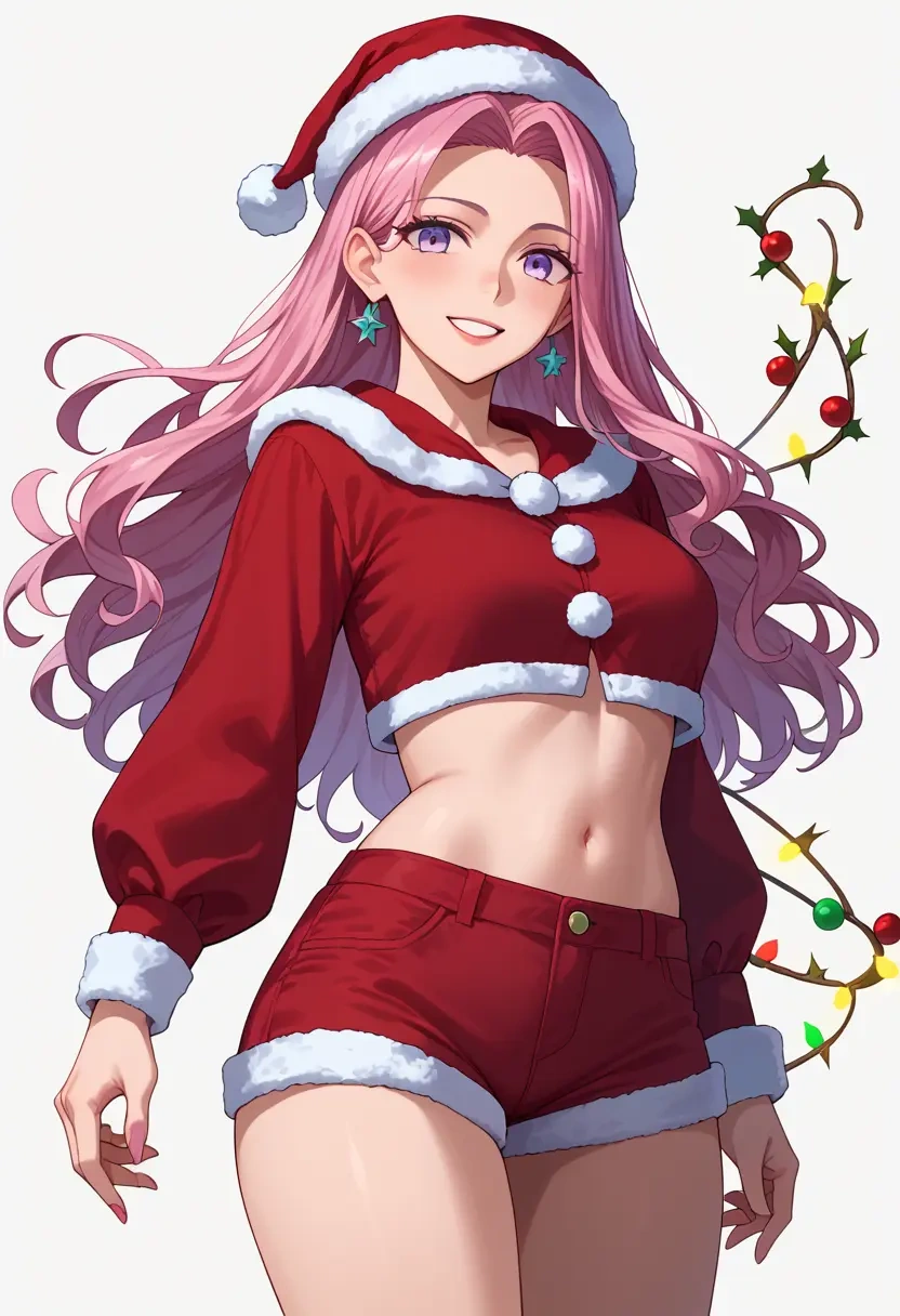 fate_(series),fou_(fate),Christmas,red velvet shorts  - 