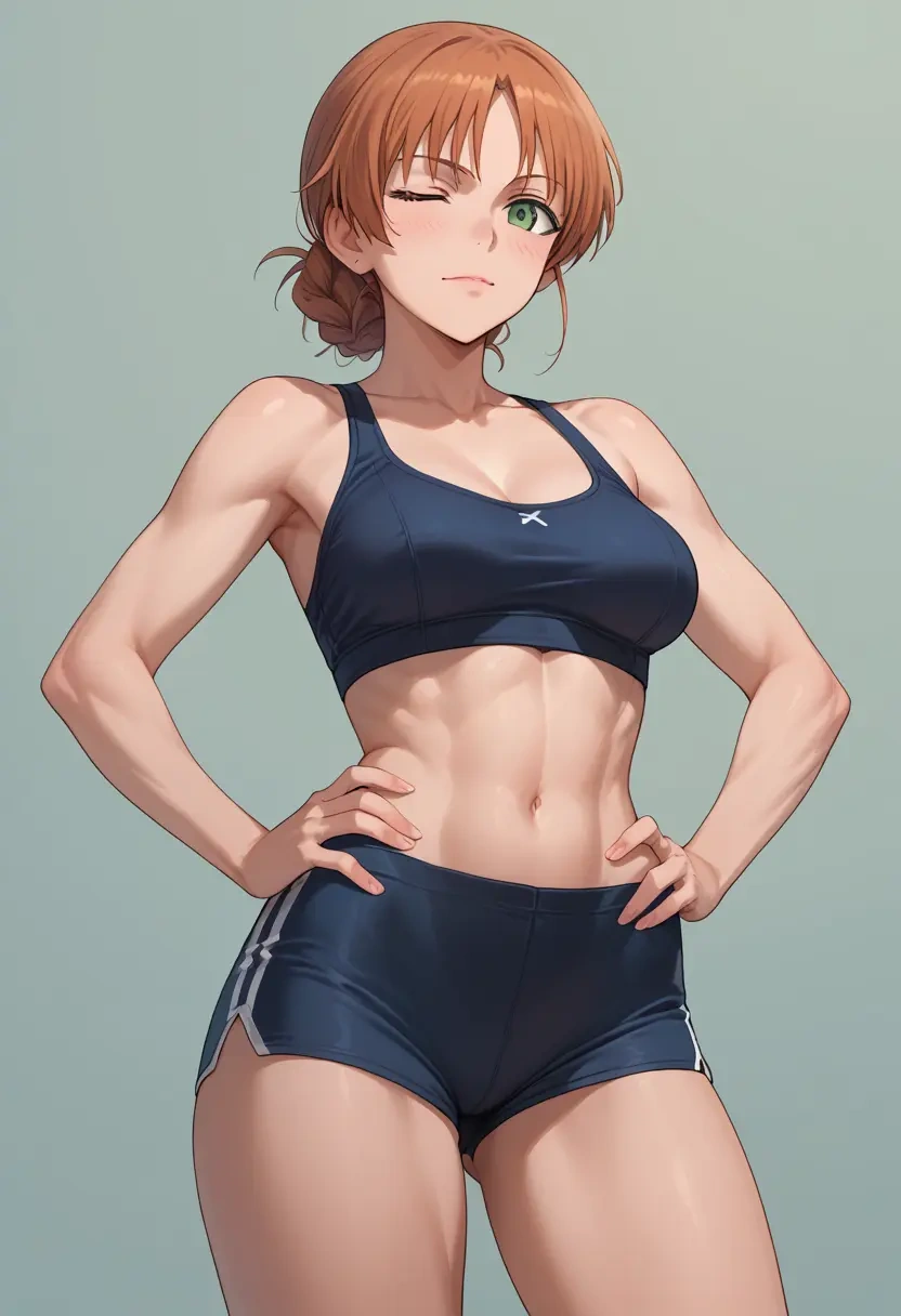 world_witches_series,francesca_lucchini,yoga shorts  - 