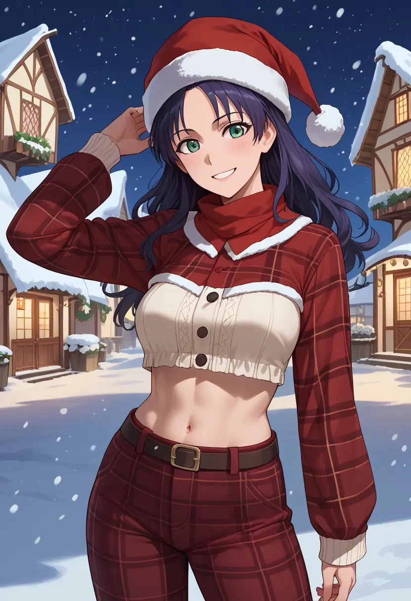 world_witches_series,francesca_lucchini,Christmas,plaid trousers  - 