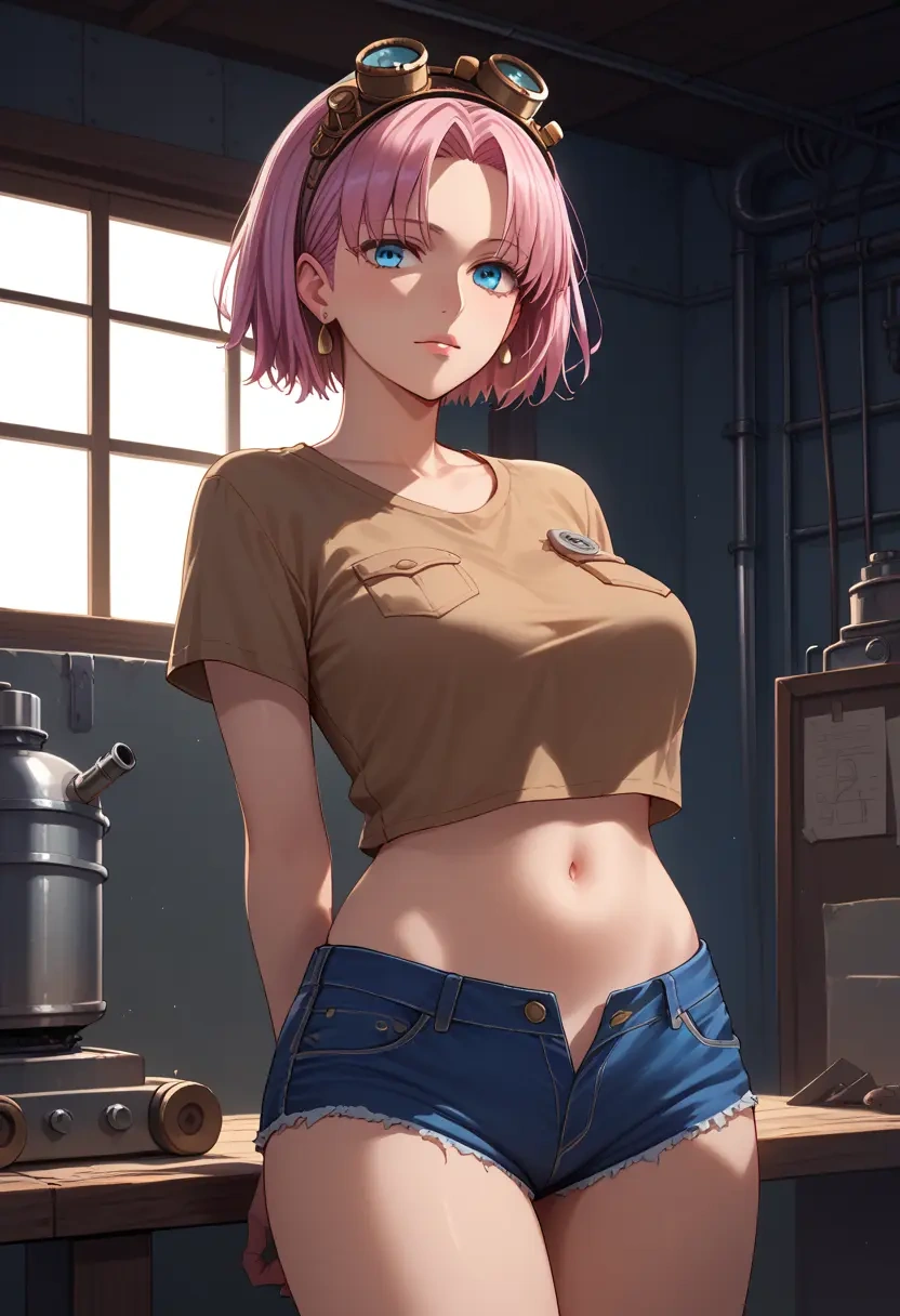 fate_(series),frankenstein's_monster_(fate),denim shorts  - 