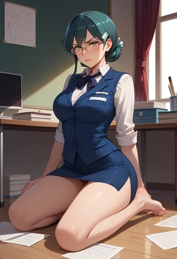 kantai_collection,fubuki_kai_ni_(kancolle),OL  - AI generated anime art