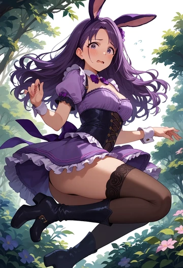 idolmaster,fukumaru_koito,bunny girl  - AI generated anime art