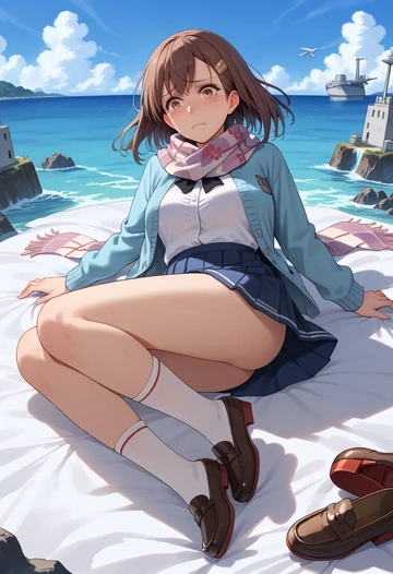 kantai_collection,fumizuki_(kancolle),spring,student uniform,cardigan  - AI generated anime art