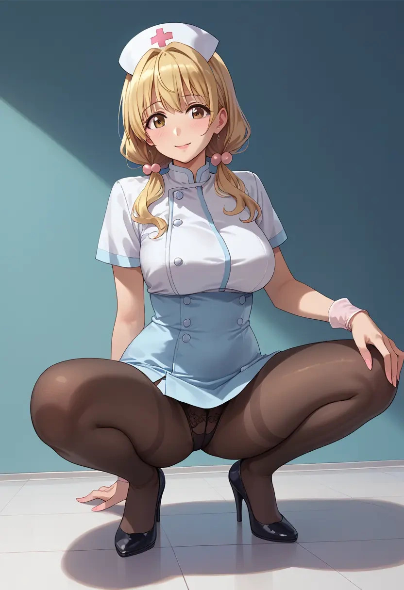 yuru_yuri,funami_yui,nurse  - 