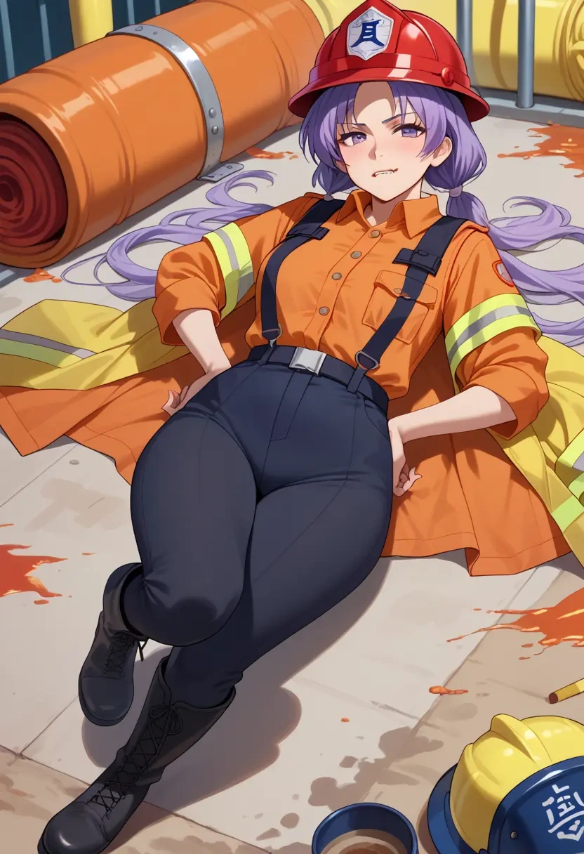 higurashi_no_naku_koro_ni,furude_rika,firefighter  - 