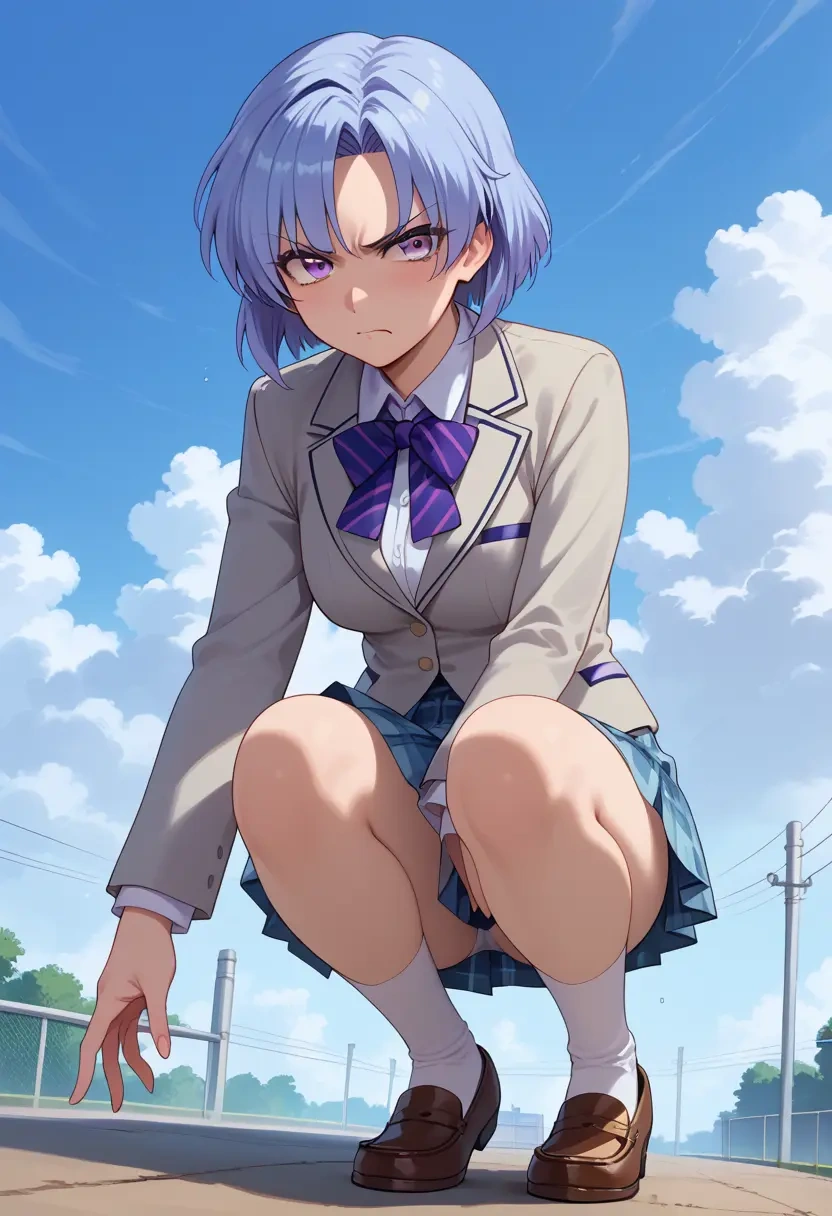 higurashi_no_naku_koro_ni,furude_rika,spring,student uniform,blazer  - 