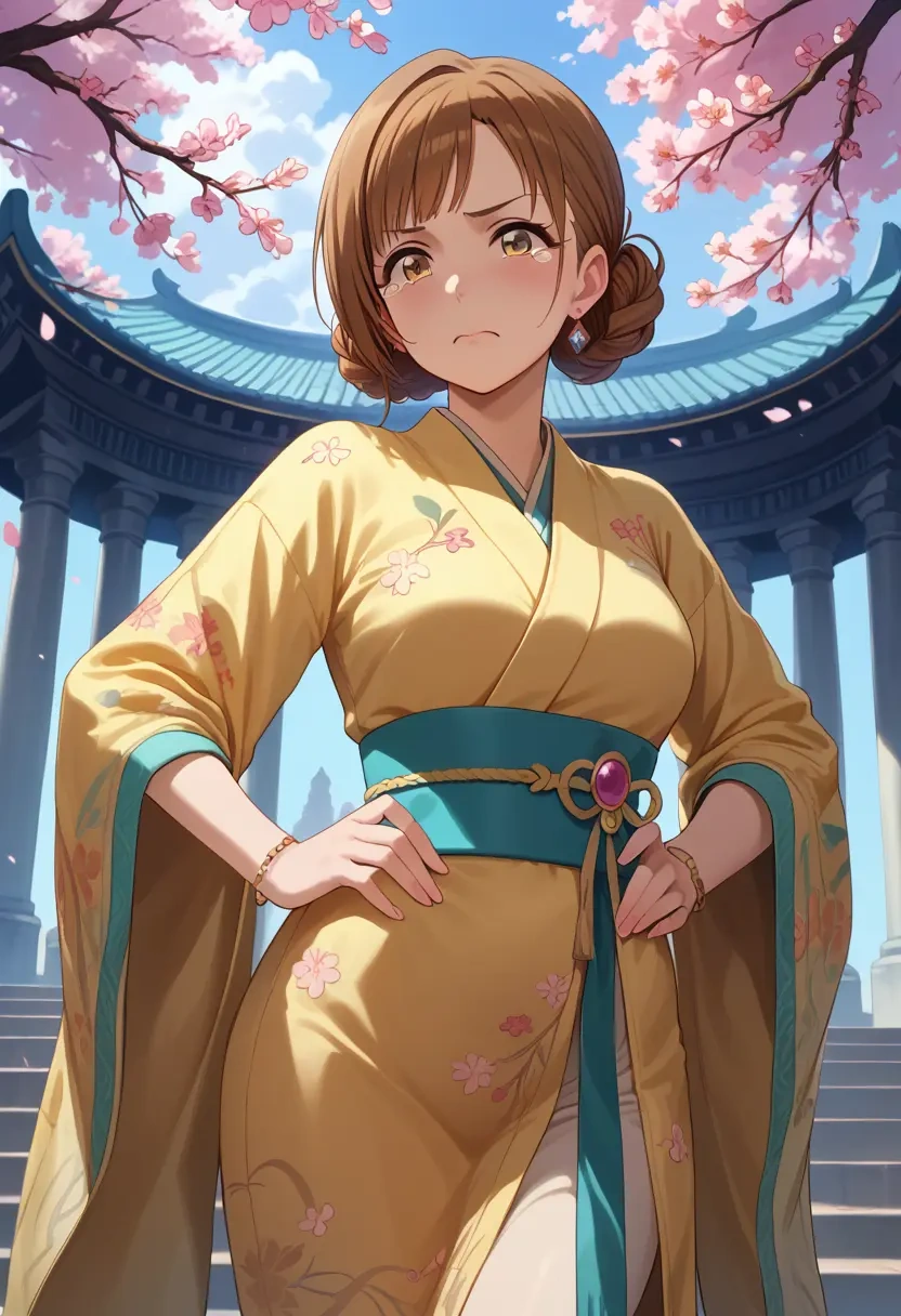 idolmaster,futami_mami,kimono  - 