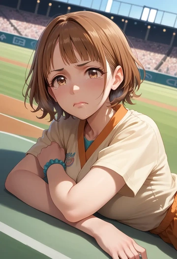 idolmaster,futami_mami,athletic  - AI generated anime art