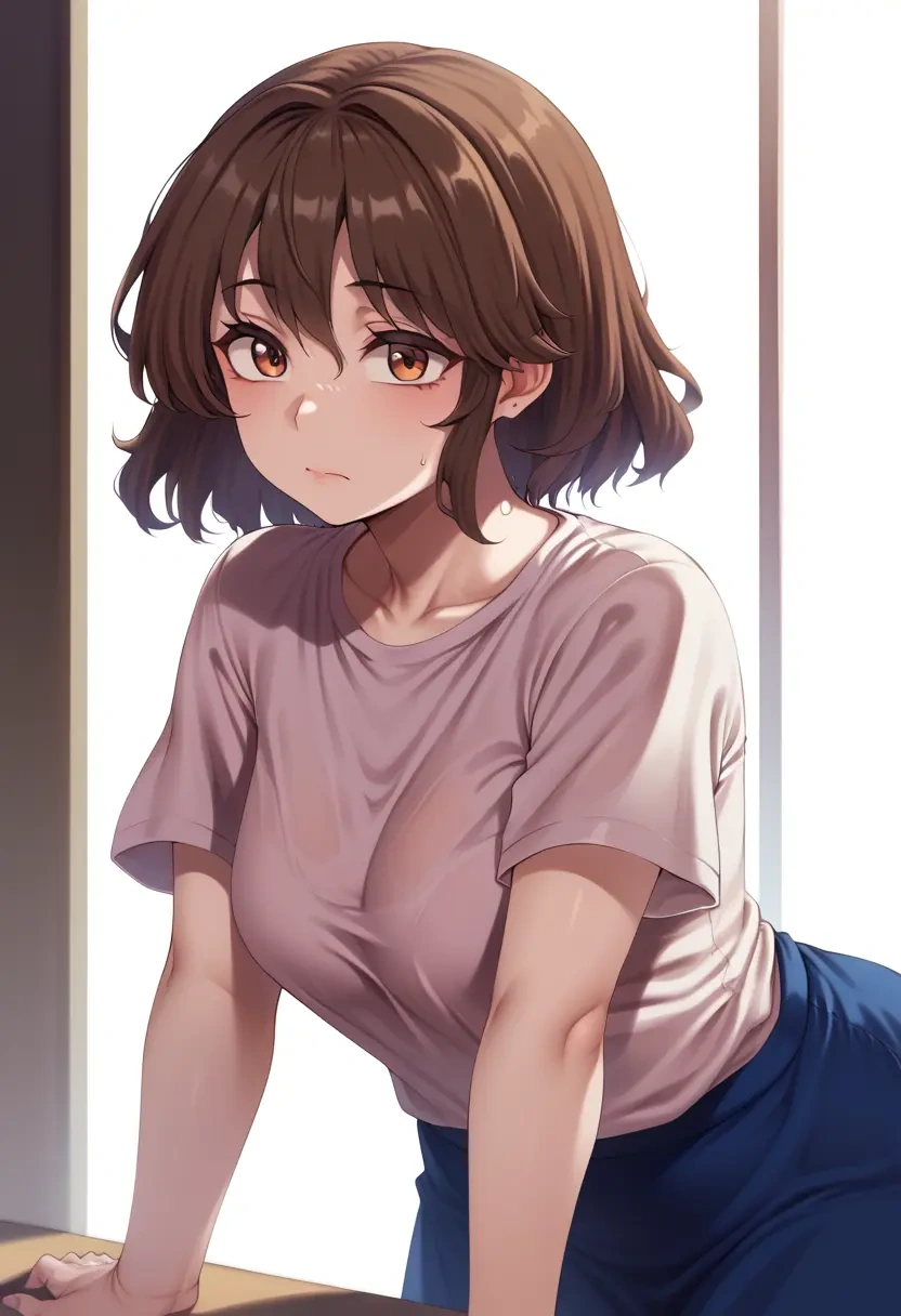 touhou,futatsuiwa_mamizou,running shirt,shorts,sneakers  - 